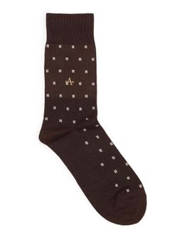 Arrow - Mens Printed Mid Calf Length Socks