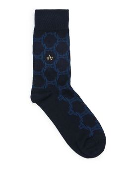Arrow - Mens Woven Knit Mid Calf Length Socks