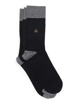 Arrow - Mens Colo Block Mid Calf Length Socks (Pack of 3)