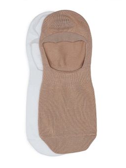 Arrow - Mens Solid No-Show Socks (Pack of 2)
