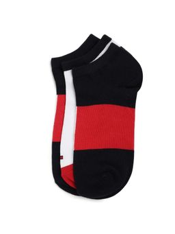 Tommy Hilfiger - Colo Block Multi-Color Cotton Socks (Pack of 3)