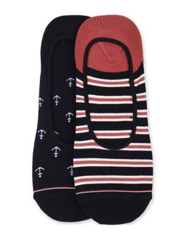 Tommy Hilfiger - Printed Multi-Color Cotton Socks (Pack of 2)