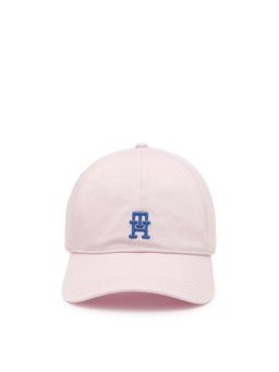 Tommy Hilfiger - Solid Pink Cotton Baseball Cap