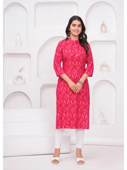 Kipek - Women Straight Red Kurta