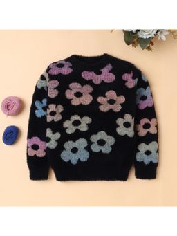 Yellow Apple - Black Cozy and Warm Kids Full Sleeve Sweater