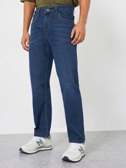 Styli - Men Regular Fit Back yoke cut, sew and dart Jeans