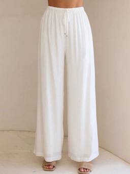 Oh Rare - Solid Colour Casual Women Loose Pant