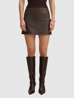 Forever New - Lauren Vegan Leather Mini Skirt