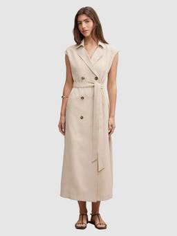 Forever New - Elsa Sleeveless Trench Midi Dress With Belt