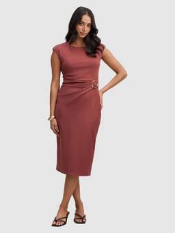 Forever New - Remi Hardware Jersey Midi Dress