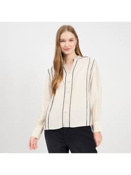 Madame - Stripes Beige Top