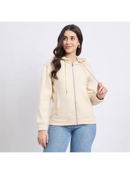 Madame - Solid Cream Hoodie