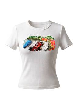 PAST MODERN - F1 Beaded T-Shirt