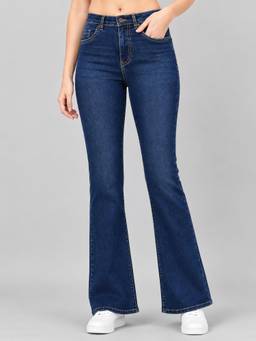 TARAMA - Women High-Rise Stretch Boot Cut Jeans