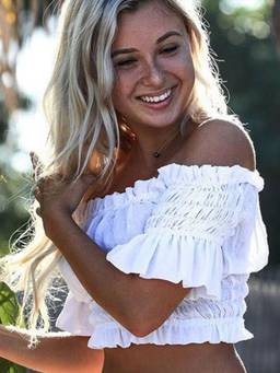 Oh Rare - Women Off-Shoulder Beach Wear Top