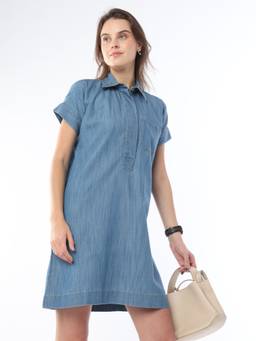 Gazillion - Fauna Denim Shift Dress