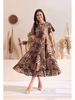 DECKEDUP - Mocha Mirage Dress