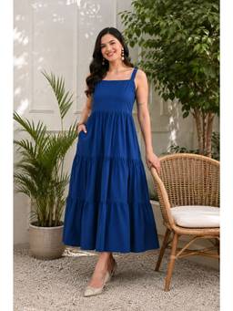 DECKEDUP - Indigo Raahat Dress
