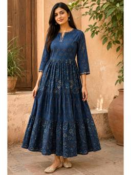 DECKEDUP - Artisanal Flare Dress