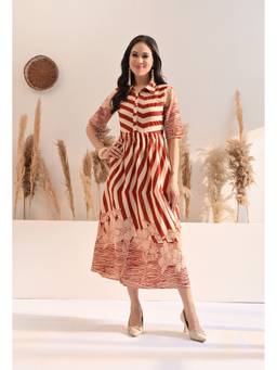 DECKEDUP - Rust Rooh Dress