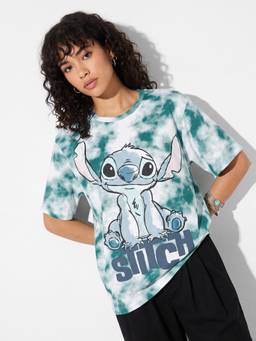max - Urb_N Women Oversized Stitch Character T-Shirt