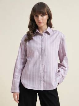 Beatnik - Stripes Pink Shirt