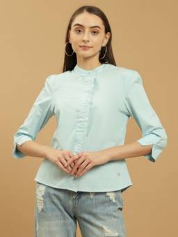 Beatnik - Solid Blue Shirt