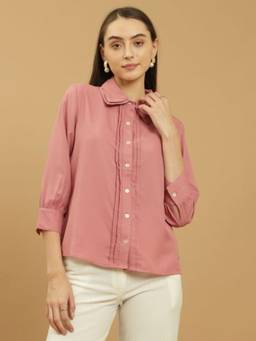 Beatnik - Solid Pink Shirt