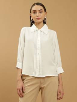 Beatnik - Solid White Shirt