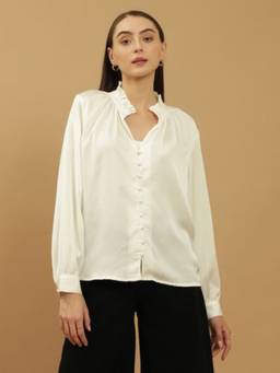 Beatnik - Solid White Shirt