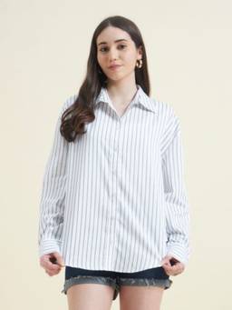 Beatnik - Stripes White Shirt