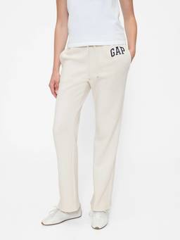 GAP - Off White Women's Boot-Cut Track Pant