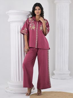 Readiprint - Straight Style Cotton Flex Fabric Pink Co-Ord Set