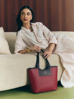 MIRAGGIO - Jordie Tote Bag-Red (Large)