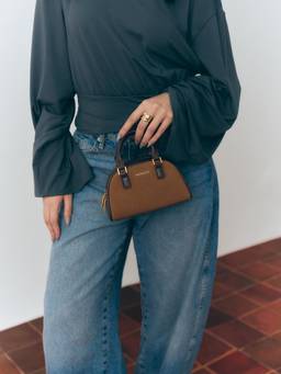MIRAGGIO - Getaway Crossbody Bag-Brown (Small)