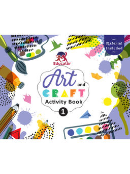 Pegasus - Art and Craft Activity Book 1 for 4-5 Year Old Kids with Free Craft Material