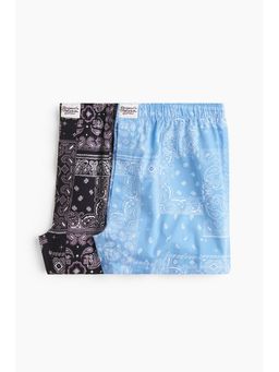 H&M - Men Multi-Color 2-Pack Printed Boxer Shorts