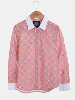 One Friday - Pink Printed Shirt