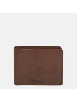 Gioia - Boston Tan Wallet 8cc with ID Slot and coin case