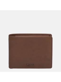 Gioia - Boston Bifold Brown Wallet 3cc with Coin Case