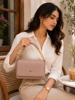 Yelloe - Pink Womens Handbag