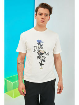 Trendyol - Man White T-Shirt