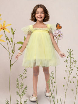 Toonyport - Girls Yellow Fancy Dress