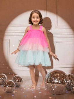 Toonyport - Girls Multi-Color Fancy Dress