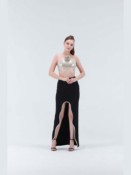 XAYA - Astrid Sequins Maxi Bottom