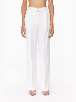 Qua - Belted Tailored Trousers