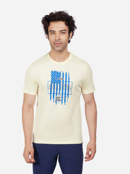 SKECHERS - Off White SS Chest Graphic Tee