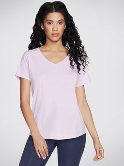 SKECHERS - Lavender Skech-Breeze Cascade Slub Tee
