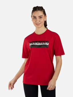 SKECHERS - Red Triple Bar Everybody Tee