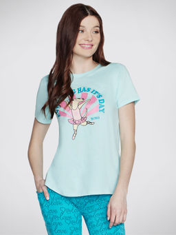 SKECHERS - Blue Every Dog Round Neck Tee